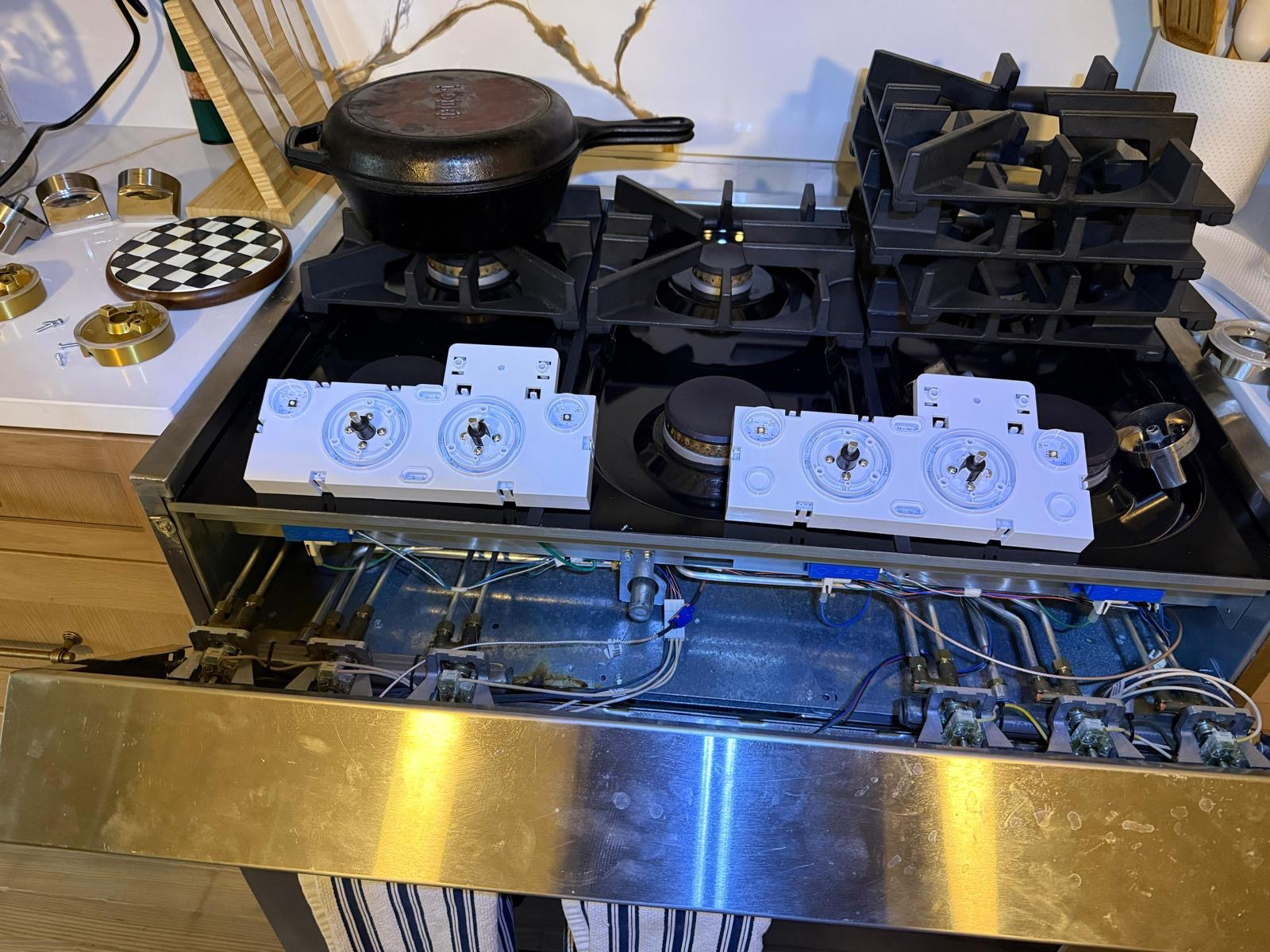 Burner switch replacement