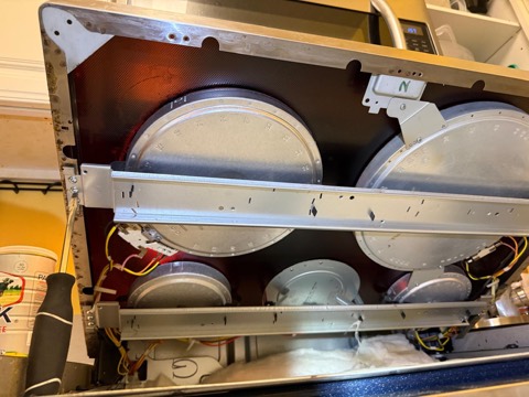 Element wiring from below