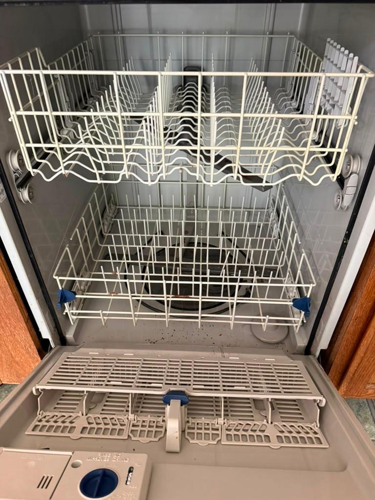 Racks pulled out for inspection
