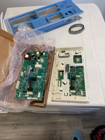 Washer control board, new and old