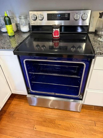 Electric range on a service call