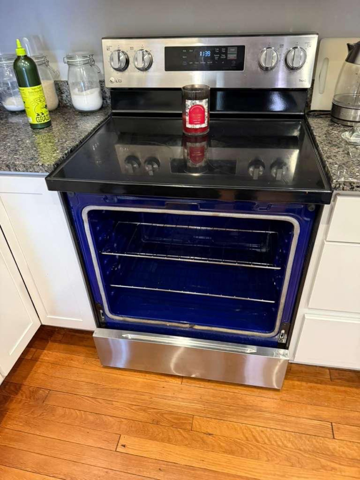 Electric range on a service call