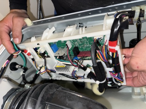 Washer control board replacement
